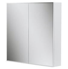 Зеркало-шкаф Volna Geometry 70x70, 2дв., белый, szGEOMETRY70