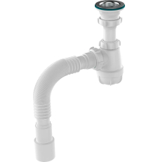 Сифон для умывальника Aquant S0115-35-MR, 1 1/2"х40, хром