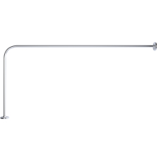 Карниз для ванной 1Marka 150x75 для шторки