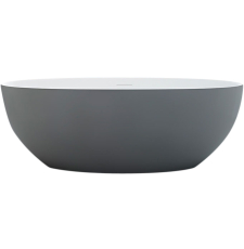 Ванна из искусственного камня Vincea VBT-6S01MG 170x75 отдельностоящая, серый/белый матовый