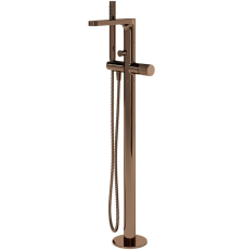 Смеситель для ванны Wasser Kraft Paar 8821 напольный, с лейкой, розовое золото PVD