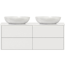 Тумба для умывальника Belux Джаз НП 120-04 подвесная, 4 ящ., белый глянц. 1