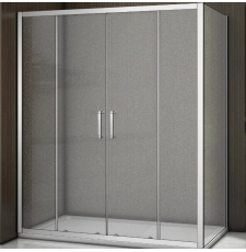 Душевая кабина BAS Good Door Latte WTW-TD+SP 160x90, grape ЛА00034+ЛА00026