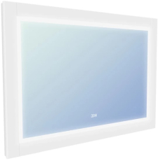 Зеркало Iddis Oxford 100x70 с подсветкой, сенсор, подогрев, белый матовый