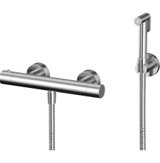 Термостатический смеситель с гигиеническим душем Whitecross Y SYSYBI3NIB, настенный, брашированный никель