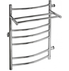 Полотенцесушитель Ростела Свирель D+ 50x70/8 водяной, с полкой, боковое 1 1\4", правый, хром