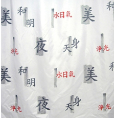 Текстильная шторка для ванны Bisk China 180x200 00838