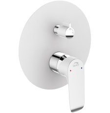 Смеситель для душевой кабины Laveo Alea BLE_60PD встраиваемый, белый