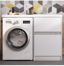 Тумба под стиральную машину Акватон Лондри 120 для умывальника