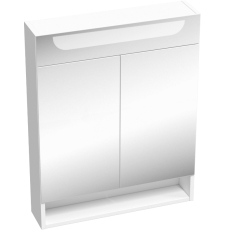 Зеркало-шкаф с полкой Ravak MC Classic II 60x76, с подсветкой, белый