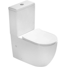 Унитаз Triton Pro Corso CO-3806 напольный, с крышкой Slim Soft Close, 2 режима, горизонтальный выпуск, Щ0000057975