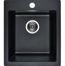 Мойка для кухни Wisent W420-26 41x49, врезная, антрацит 26