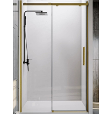 Душевая дверь Veconi VN-70G 150x195, прозр.\зол. Душевая дверь Veconi VN-70G 150x195, прозр.\зол.