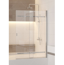 Душевая шторка на ванну RGW SC-44 100x150, прозр. Easy хром