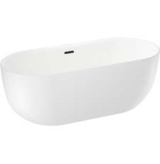 Акриловая ванна Wellsee Chic Riviera 170x76, отдельностоящая, белый глянцевый/черный