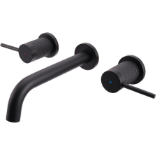 Смеситель для умывальника Vincea Groove VBFW-4G1MB встраиваемый, черный матовый