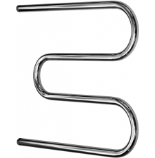 Полотенцесушитель Ростела М-образный 60x80 водяной, ДУ-25, боковое 1", хром