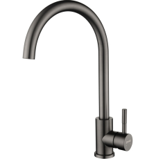 Смеситель для кухни ZorG Libris PREMIUM PVD Gunblack, черный