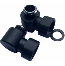 Уголок Ростела 3/4"x1/2" г/ш, черный Ral 9005 (пара) Уголок Ростела 3/4"x1/2" г/ш, черный Ral 9005 (пара)