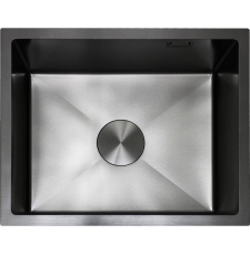 Мойка для кухни Blantek LS-5444B Nano black 54x44, под столешницу, ворон. сталь