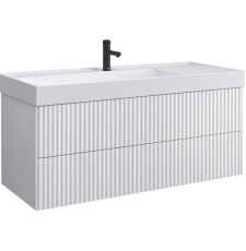 Тумба для умывальника Belux Сиртаки НП 120-02 подвесная, 2 ящ., белый матовый 18