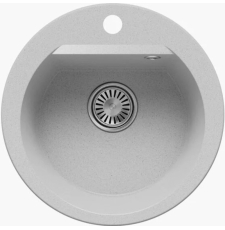 Мойка для кухни Polygran Atol-460 46x46 врезная, светло-серый 314